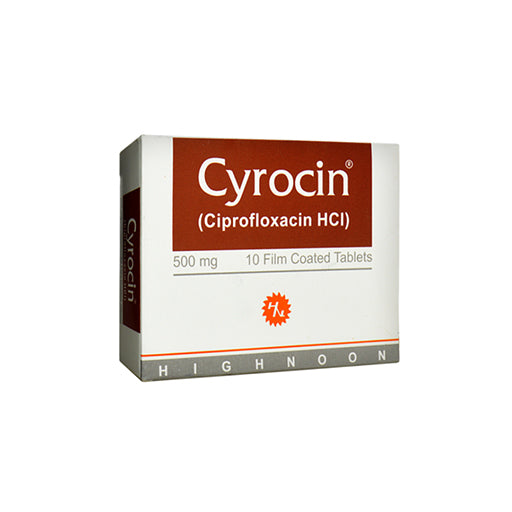 Cyrocin 500mg Tablets – Broad-Spectrum Antibiotic for Bacterial Infections