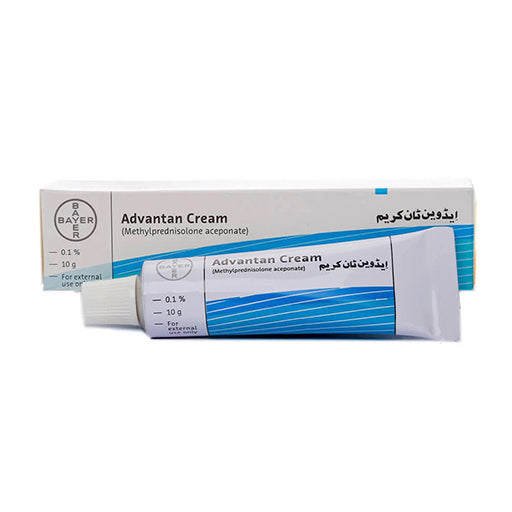 Advantan (0.1%) Cream 10g – Methylprednisolone Aceponate Topical Corticosteroid for Eczema, Dermatitis & Psoriasis Relief