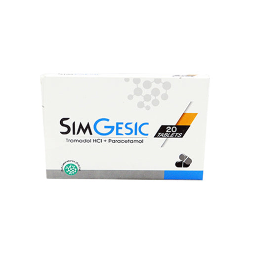 SimGesic 30 Tablets – Pain Relief & Fever Management (37.5/325mg)