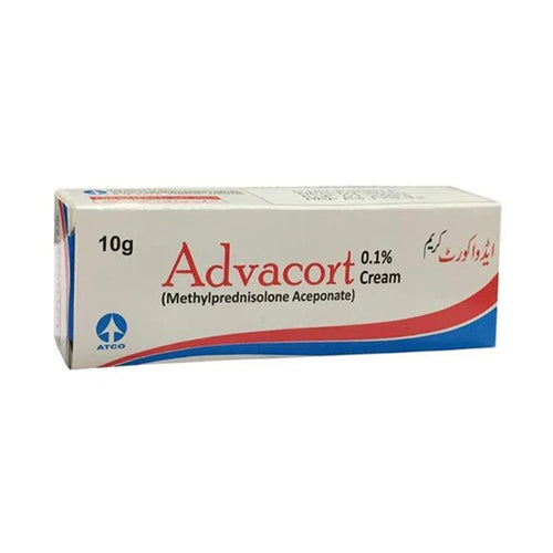 Advacort (0.1%) Cream – Hydrocortisone Butyrate Topical Corticosteroid for Skin Inflammation, Eczema & Dermatitis (10g)