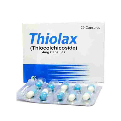 Thiolax 4mg Capsules (20 Capsules) – Muscle Relaxant for Spasm Relief