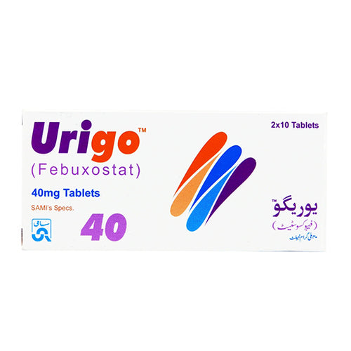 Urigo 40mg Tablets (20 Tablets) – Effective Management of Gout and Hyperuricemia