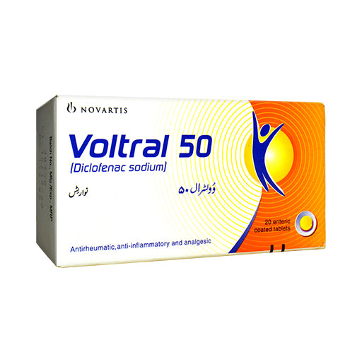 Voltral 50mg Enteric-Coated Tablets (20 Tablets) – Effective Pain and Inflammation Relief