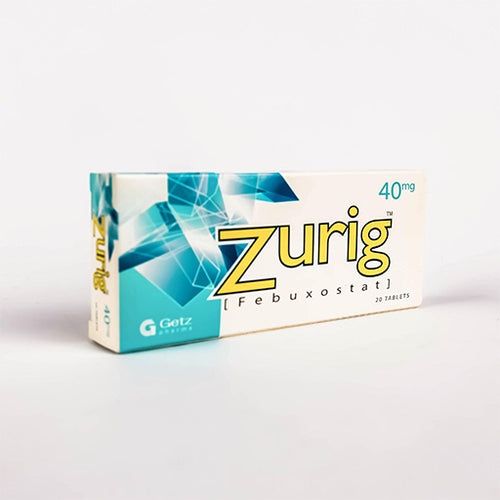 Zurig 40mg Tablets – 20 Tablets – Fast-Acting Urinary and Prostate Relief