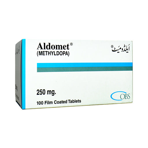 Aldomet 250mg Tablets – 100 Tablets – Effective Blood Pressure & Hypertension Management