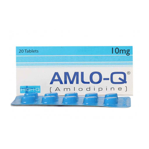 Amlo-Q 10mg Tablets – 20 Tablets – Blood Pressure & Heart Health Support