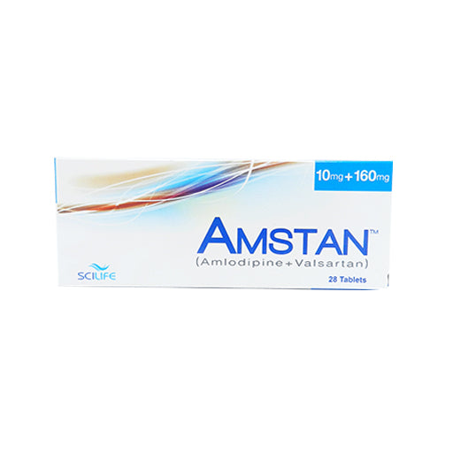 Amstan 10/160mg Tablets – 28 Tablets – Hypertension & Heart Health Support