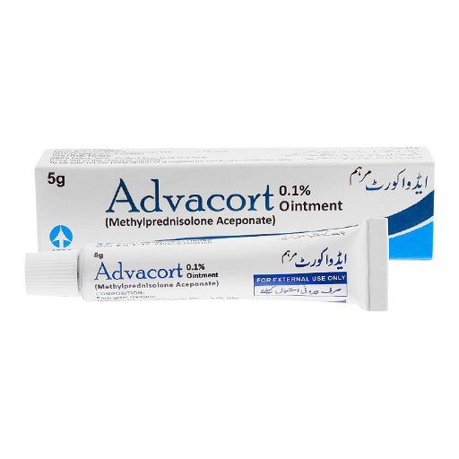Advacort (0.1%) Ointment – Hydrocortisone Butyrate Topical Corticosteroid for Eczema, Dermatitis & Skin Inflammation (5g)