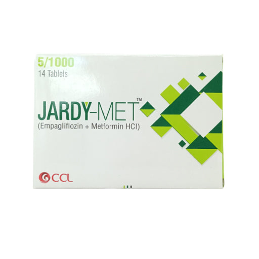 Jardy-Met (5/1000mg) 14 Tablets