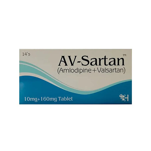 AV-Sartan 10/160mg Tablets – 14 Tablets – Blood Pressure & Heart Health Support