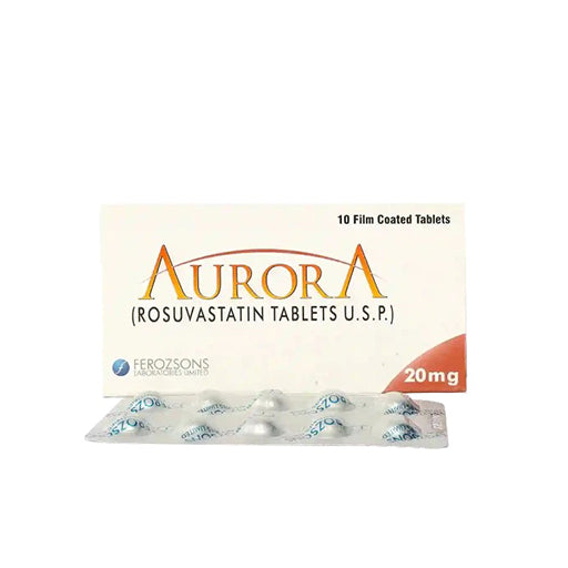 Aurora 20mg Tablets – 10 Tablets – Cholesterol & Heart Health Support