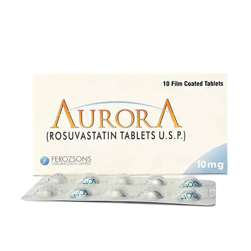 Aurora 10mg Tablets – 10 Tablets – Cholesterol & Heart Health Support