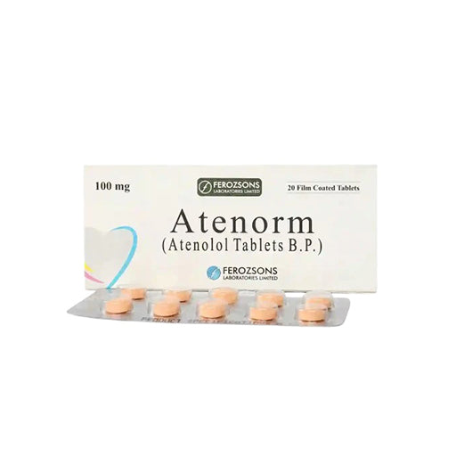 Atenorm 100mg Tablets – 20 Tablets – Blood Pressure & Heart Support