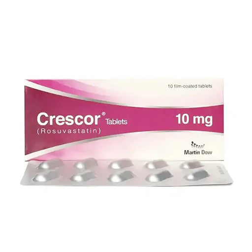 Crescor 10mg Tablets – Cholesterol & Heart Health Support