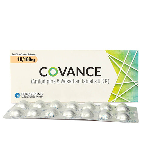 Covance 10/160mg Tablets – Blood Pressure & Heart Health Support