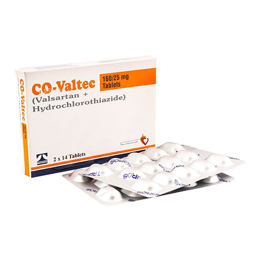 Co-Valtec 160/25mg Tablets – Blood Pressure & Heart Health Support
