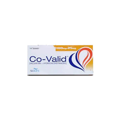 Co-Valid 160/25mg Tablets – Cholesterol & Blood Pressure Support