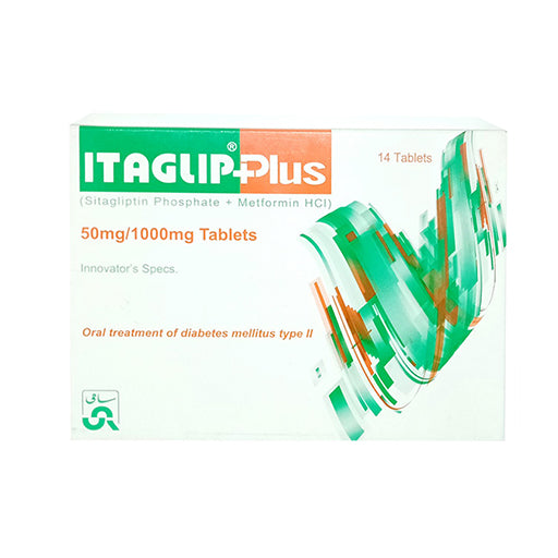 Itaglip Plus (50/1000mg) 14 Tablets