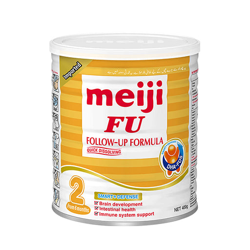 Meiji FU Follow-Up Formula Stage 2 – 400g Tin | Infant Nutrition for 6-12 Months