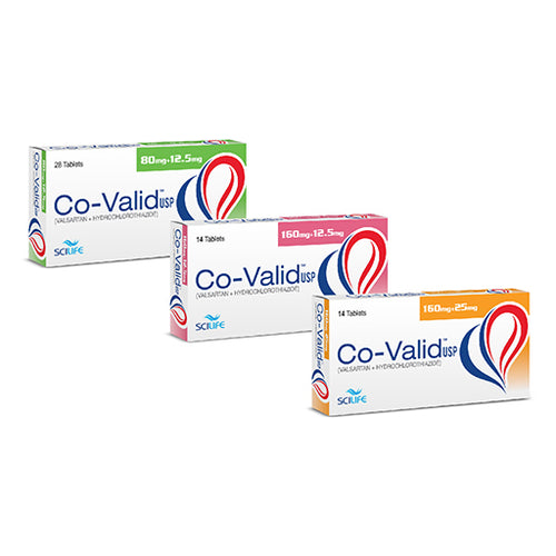 Co-Valid 160/12.5mg Tablets – Blood Pressure & Heart Health Support