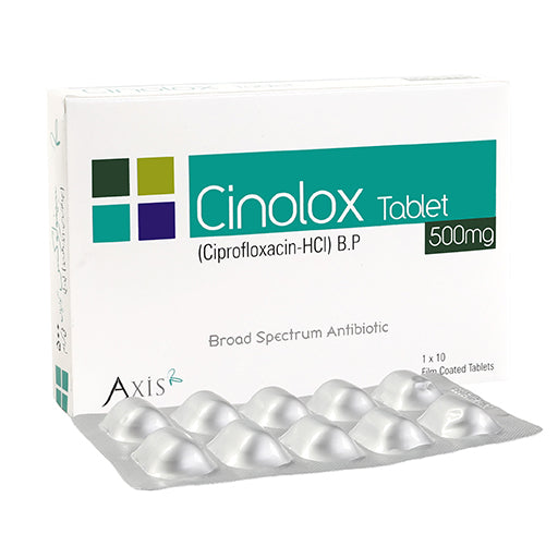 Cinolox 500mg Tablets – Broad-Spectrum Antibiotic for Bacterial Infections