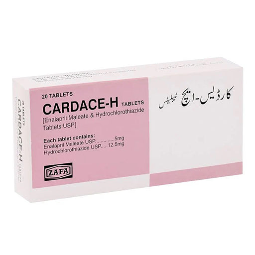 Cardace-H (5/12.5mg) 20 Tablets – Ramipril & Hydrochlorothiazide Combination for Hypertension & Heart Protection