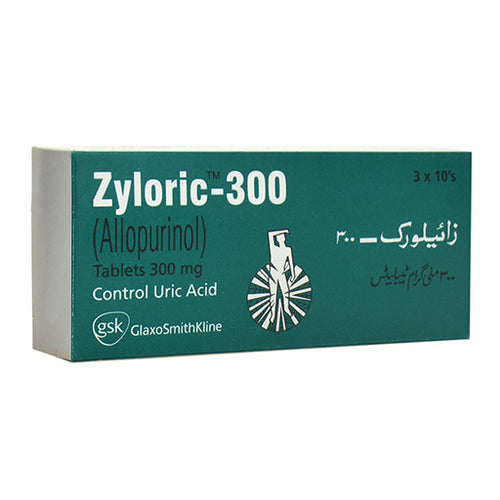 Zyloric 300mg Tablets (30’s) – Allopurinol | Uric Acid & Gout Treatment Medicine