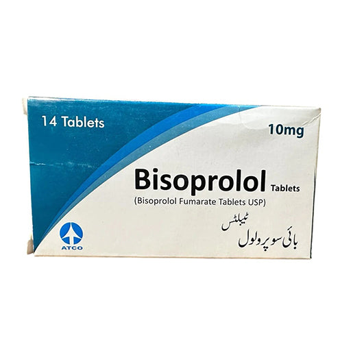 Bisoprolol 10mg Tablets (14’s) – Beta-Blocker for High Blood Pressure & Heart Health