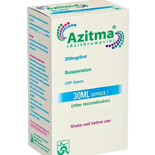Azitma 200mg/5ml Suspension – 15ml – Pediatric & Adult Antibiotic