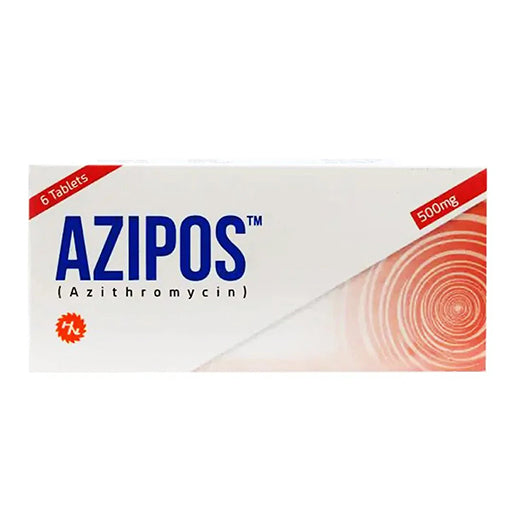 Azipos 500mg Tablets – 6 Tablets – Effective Antibiotic for Infections
