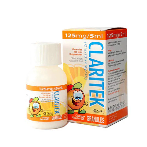 Claritek 125mg/5ml Suspension 60ml