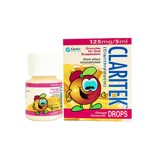 Claritek 125mg/5ml Oral Suspension 25ml