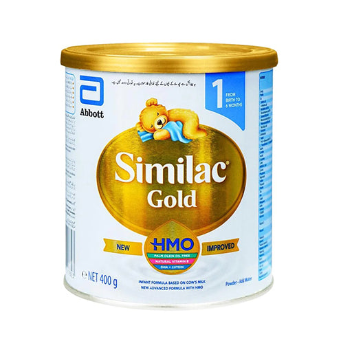 Similac Gold 1 Infant Formula – 400 g Tin | Complete Nutrition for Babies 0–6 Months