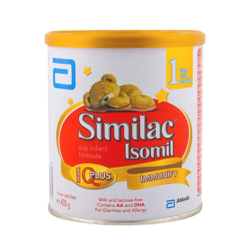 Similac Isomil 400g Soy‑Based Lactose‑Free Infant Formula – Gentle Nutrition for Sensitive Babies