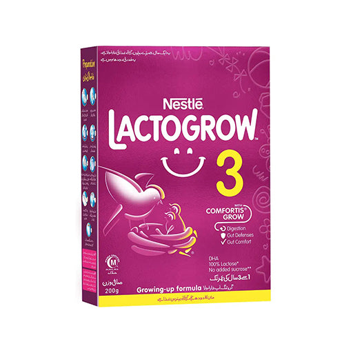 Nestlé Lactogen 3 Toddler Follow-On Formula – 200g | Balanced Nutrition for 1-3 Years