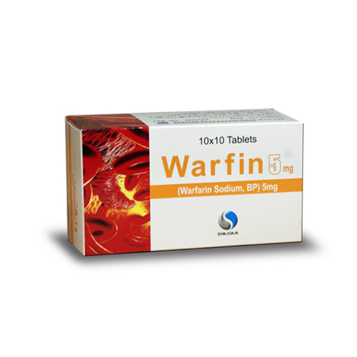 Warfin 5mg – 100 Tablets | Powerful Anticoagulant to Prevent Blood Clots