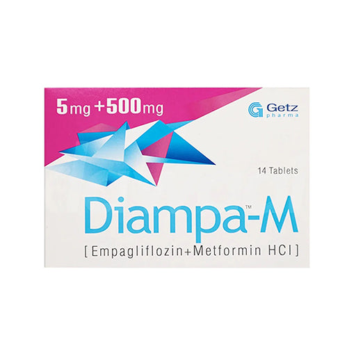 Diampa-M (5/500mg) 14 Tablets