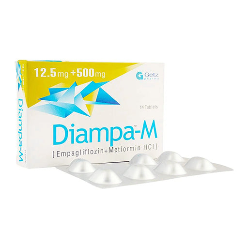 Diampa-M (12.5/500mg) 14 Tablets