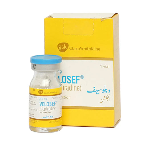 Velosef Injection 250mg (Cefradine) — 1 Vial