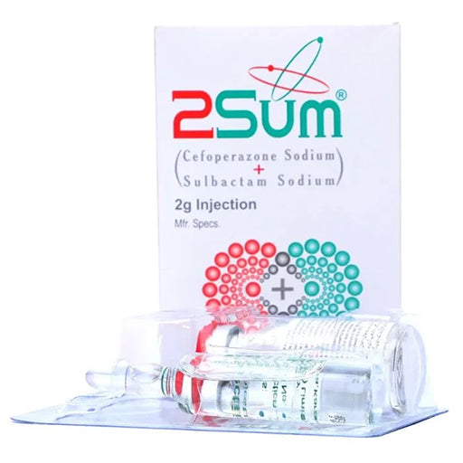 2Sum Injection (2g) – 1 Vial | Broad-Spectrum Antibiotic for Severe Infections