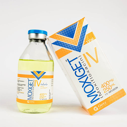 Moxiget (400mg/250ml) IV Infusion – Moxifloxacin Injection | 1 Vial
