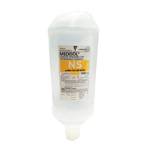 Zeesol-NS (0.9%) 1000ml IV Infusion – Normal Saline for Rehydration & Electrolyte Balance