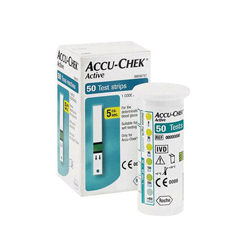 Accu-Chek Active 50 Test Strips | Blood Glucose Monitoring Strips