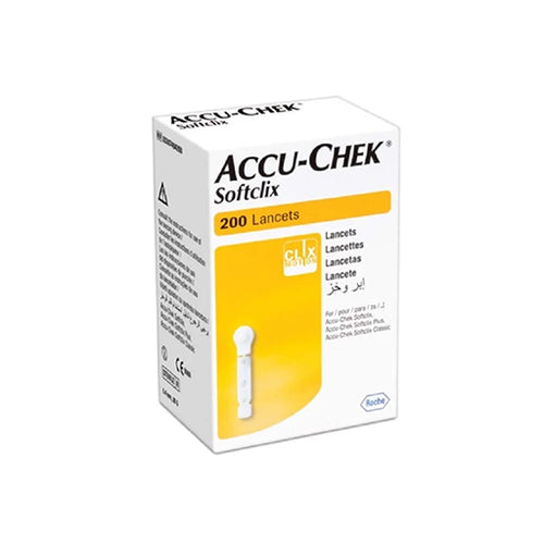 Accu-Chek Softclix Lancets (200 Count) – Gentle, Painless Blood Glucose Testing