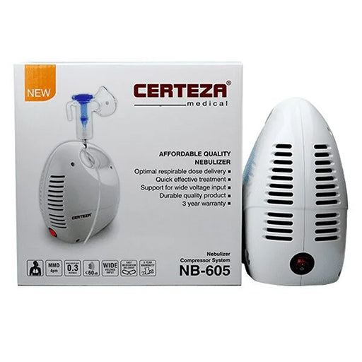 Certeza NB-605 Nebulizer – Compact & Efficient Respiratory Therapy Device