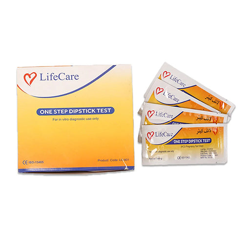 LifeCare hCG One Step Pregnancy Test Strips (50 Urine Tests) – Early & Accurate Detection