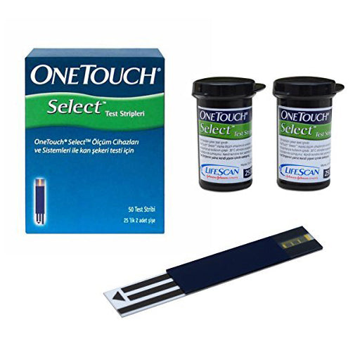 OneTouch Select 50 Blood Glucose Test Strips – Reliable Diabetes Monitoring
