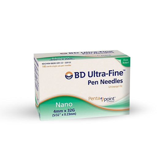 BD Ultra-Fine Pen Needle (4mm x 32G) – Comfortable & Precise Insulin Delivery