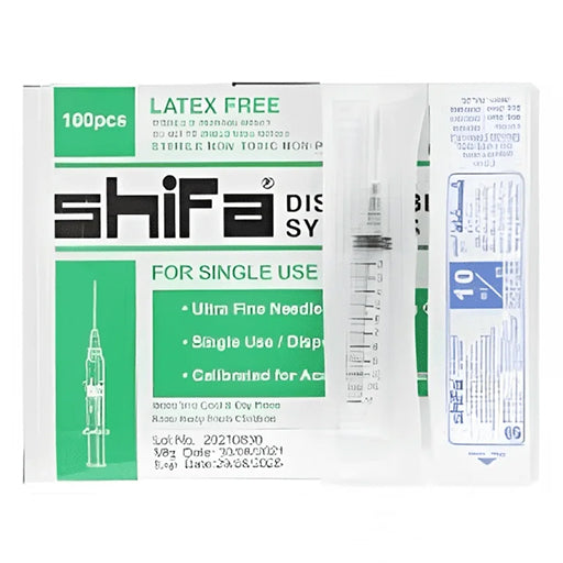 Shifa 3cc Syringe – Sterile Single-Use Disposable Syringe for Safe Injections
