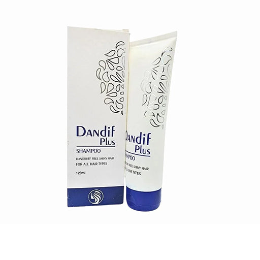 Dandif Plus Anti-Dandruff & Shiny Hair Shampoo 120ml – Controls Dandruff, Itching & Adds Shine